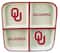The Memory Company NCAA 4 Section Square Ceramic Tray